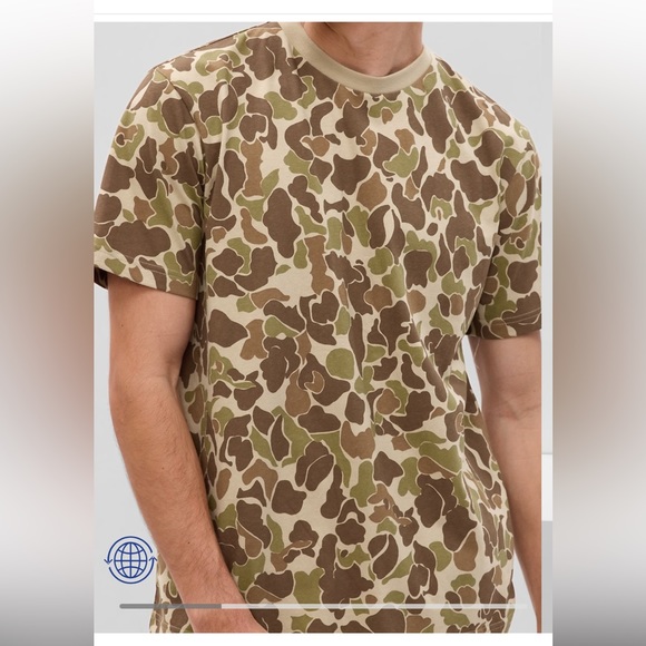 Gap Men T-Shirt, Medium, Military Color. - Picture 1 of 2